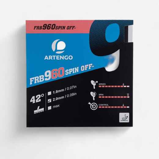 
      FRB 960 42° Spin Table Tennis Bat Rubber
  