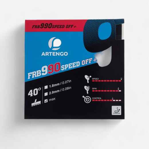 
      FRB 990 Speed 40° Table Tennis Bat Rubber
  