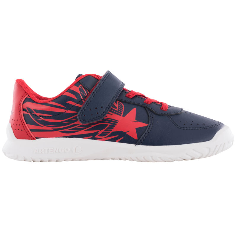 CALZADO DE TENIS PARA NIÑO TS130 AZUL ROJO ARTENGO CALZADO DE TENIS PARA NIÑO TS130 AZUL ROJO ARTENGO
