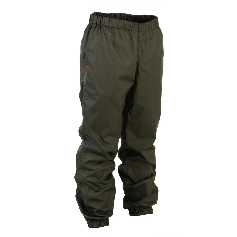 Suprapantalon 100 Ușor și impermeabil verde bărbați