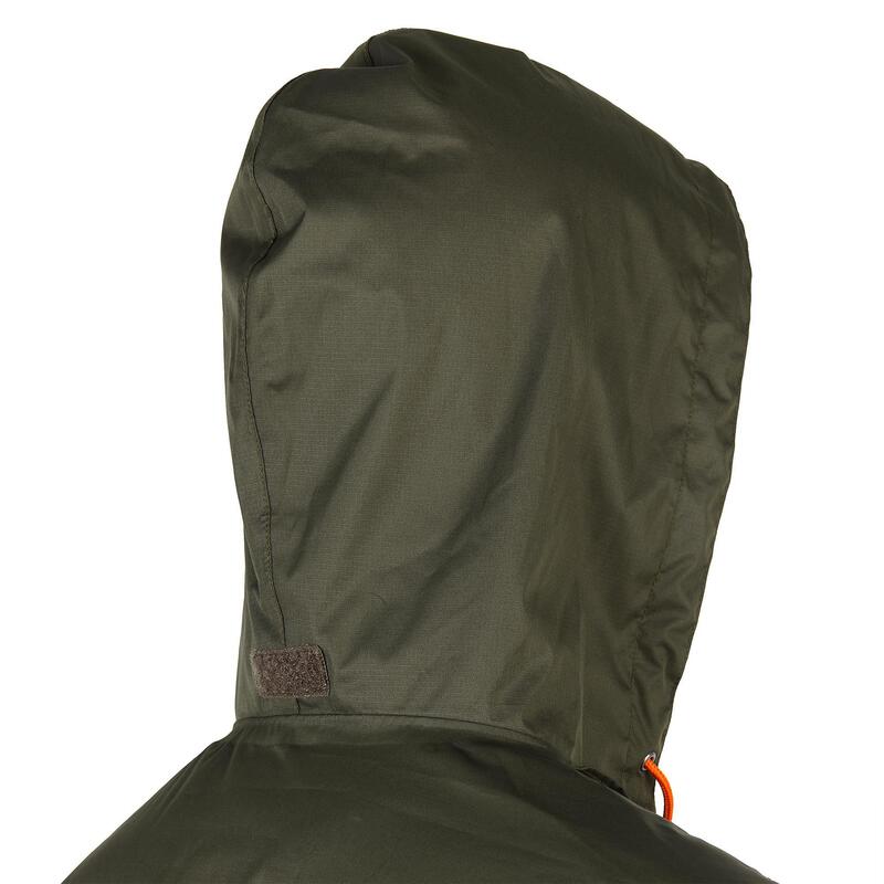 VESTE CHASSE IMPERMEABLE VERTE 100