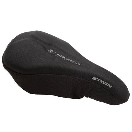 500 Memory Foam Saddle Cover Size M - Black