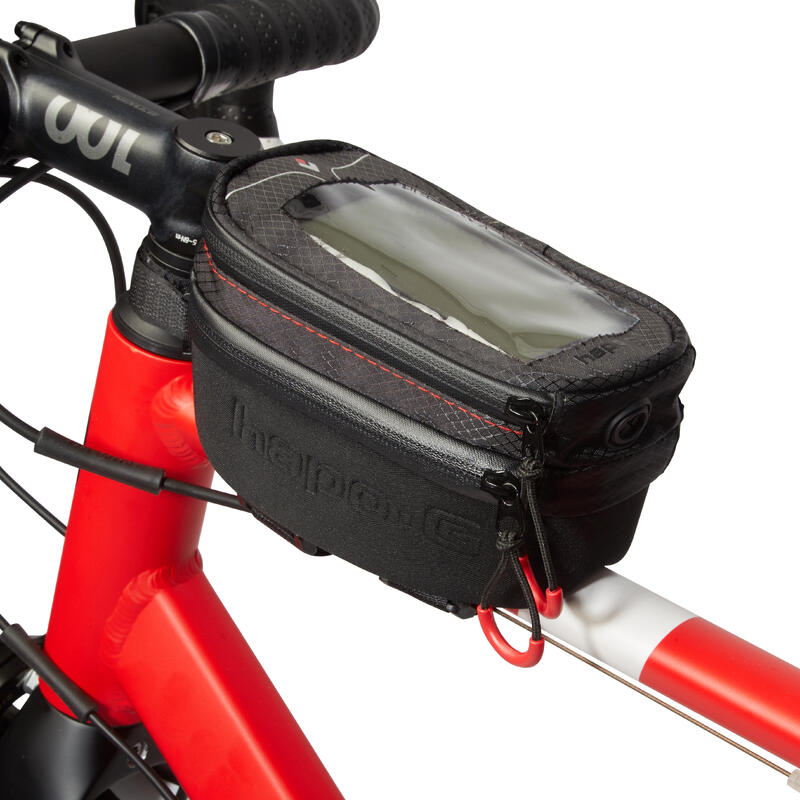 Bike top-tube bag : Support téléphone vélo, Sacoche velo decathlon