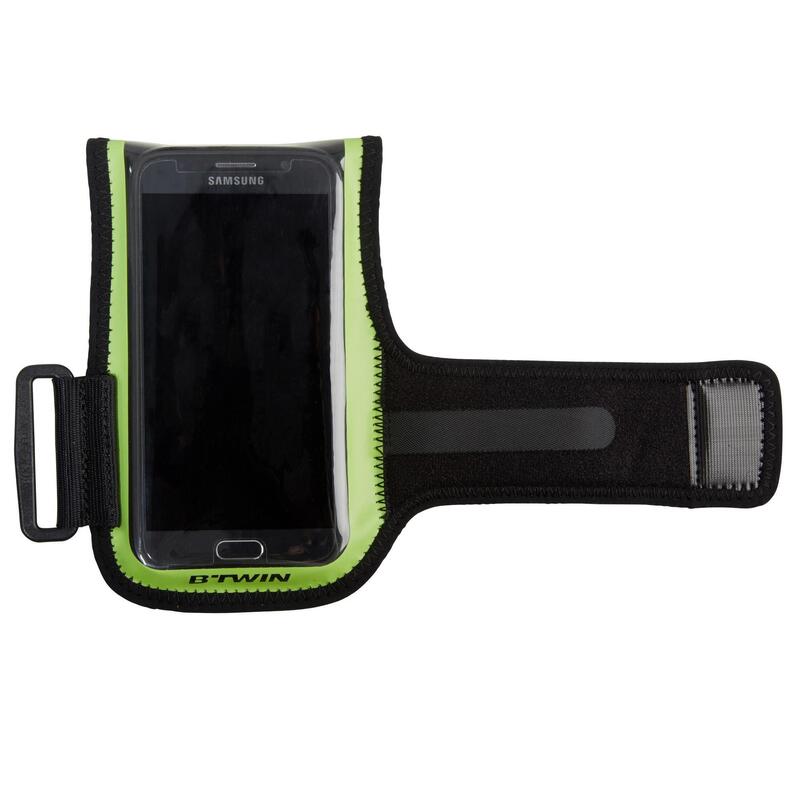 Support vélo smartphone 500 Jaune