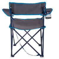 FOLDING ARMCHAIR FOR CAMPING, GREY