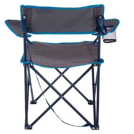 FOLDING ARMCHAIR FOR CAMPING, GREY