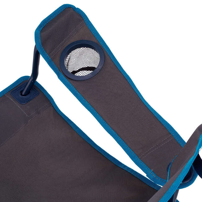 Katlanır Kamp Sandalyesi Gri BASIC QUECHUA Decathlon