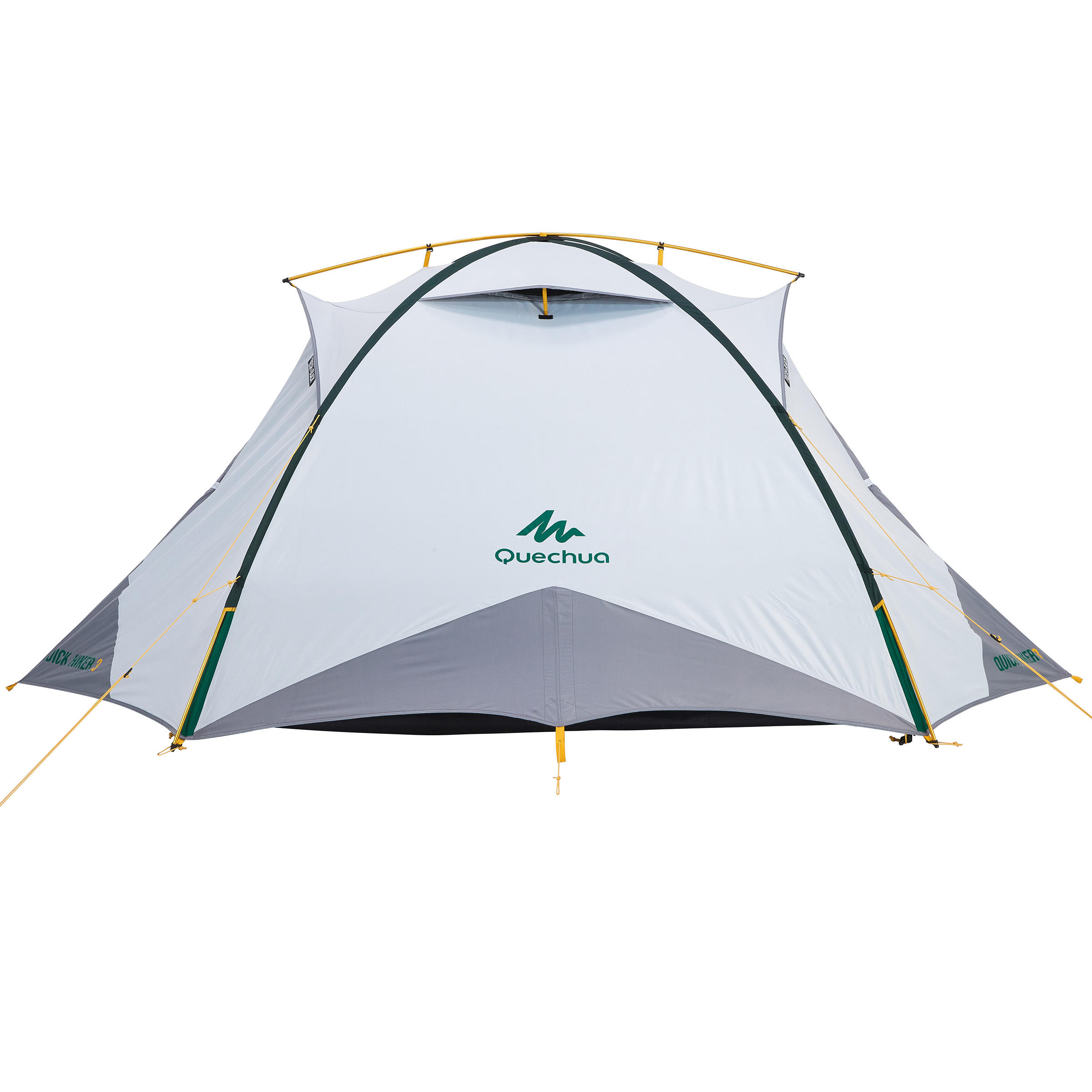 3-Person Trekking Tent, QuickHiker Fresh & Black - Forclaz - Decathlon