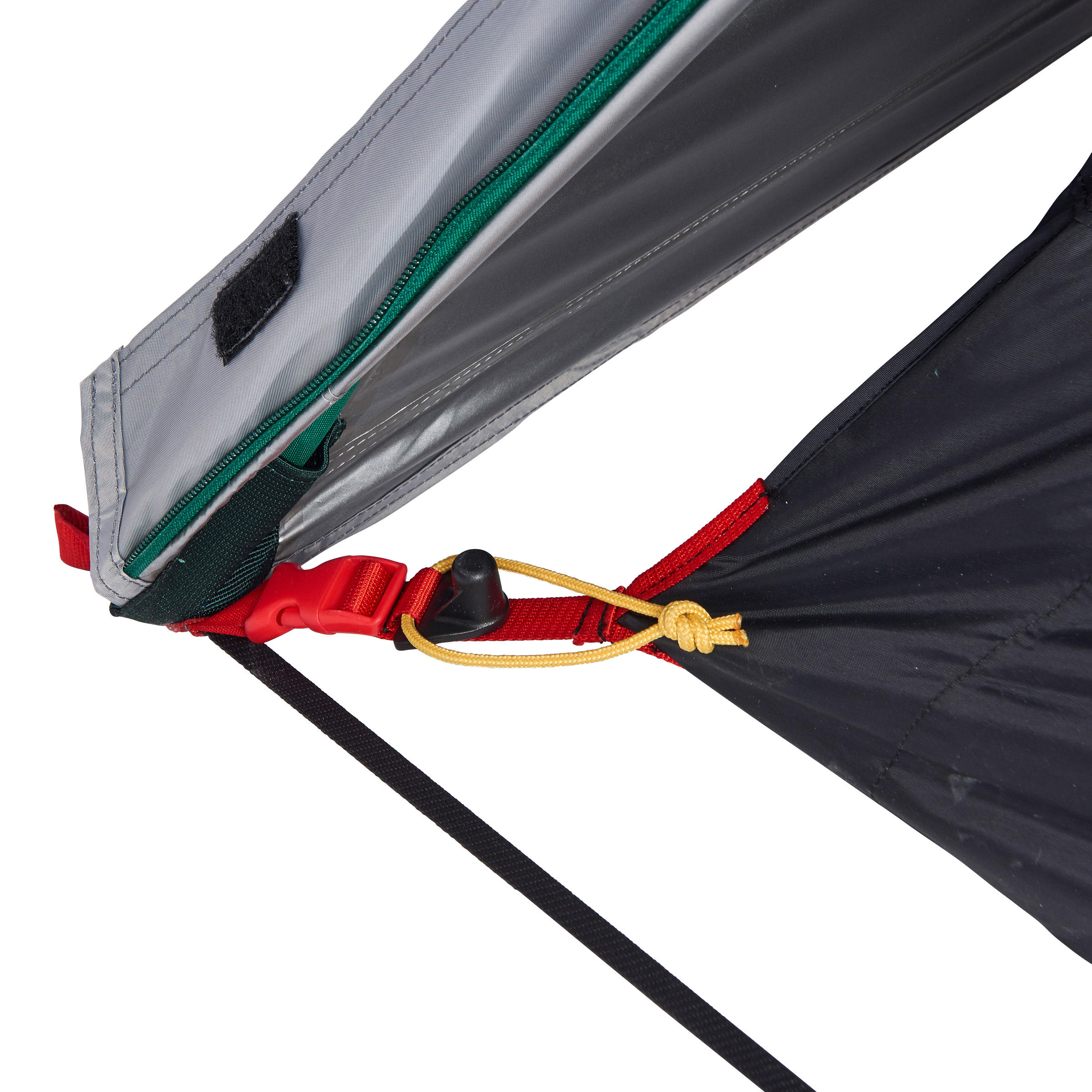 3-Person Trekking Tent, QuickHiker Fresh & Black - FORCLAZ