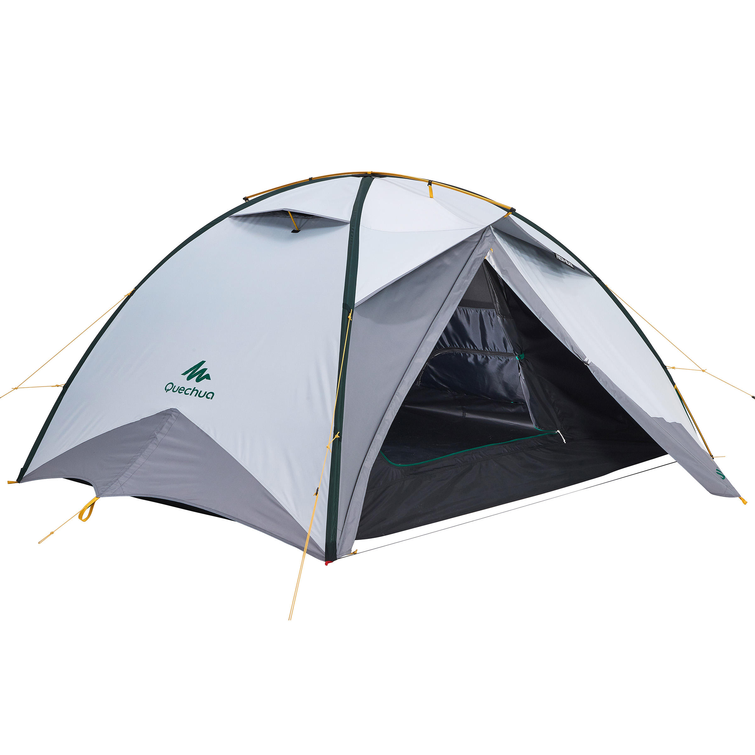 3-Person Fresh & Black Trekking Tent - Quickhiker - FORCLAZ