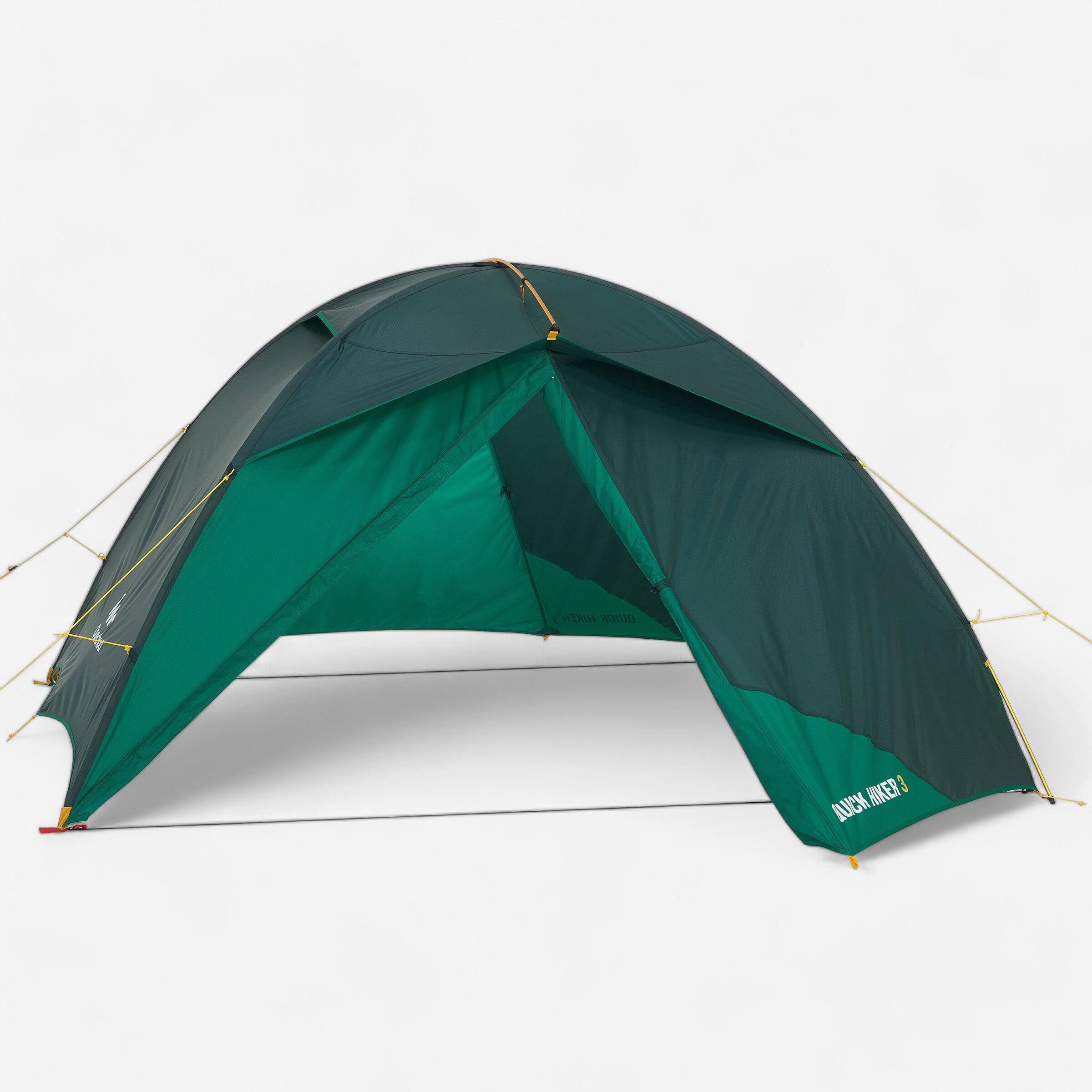 Quick Hiker 3P Tent Flysheet - Green 
