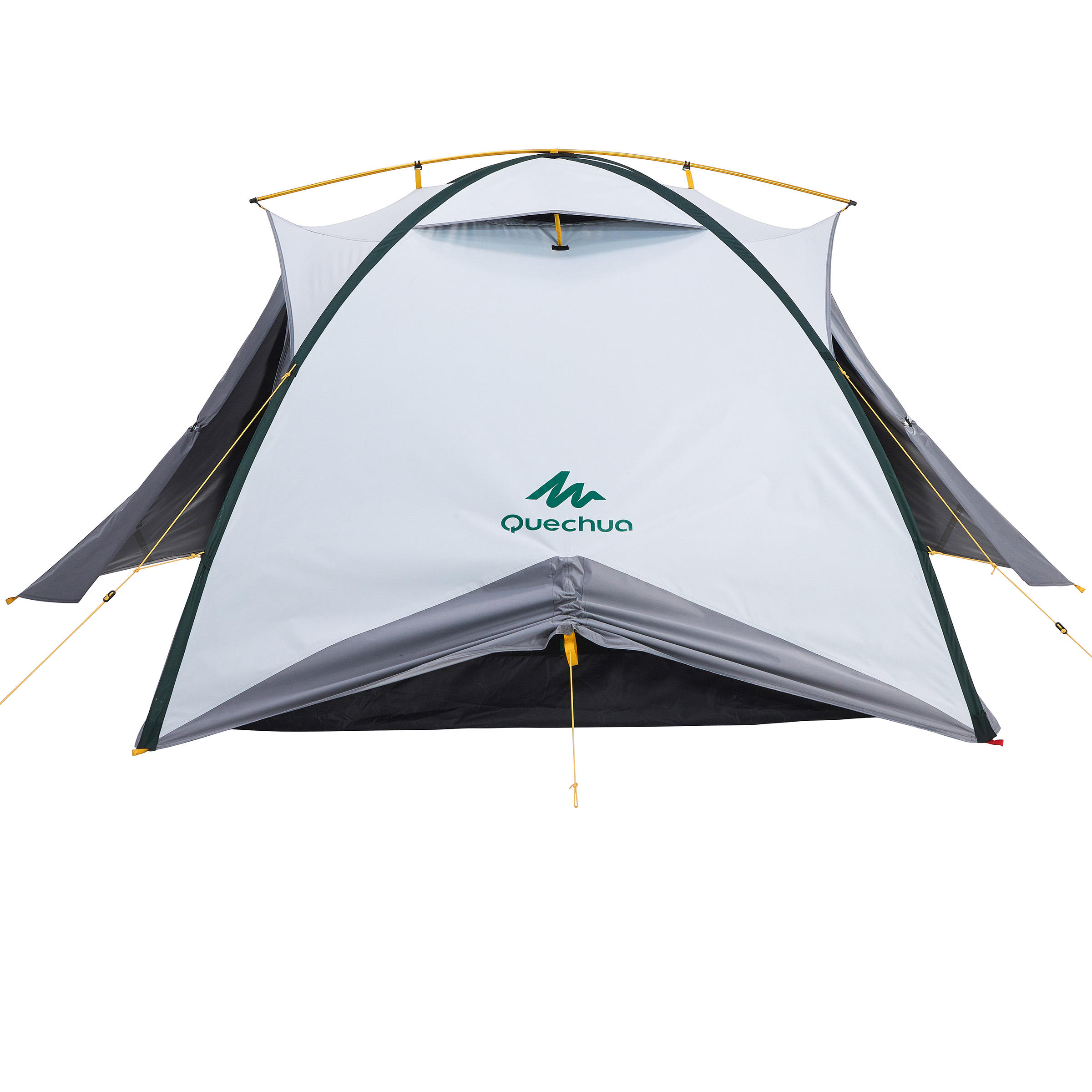 3-Person Trekking Tent, QuickHiker Fresh & Black - Forclaz - Decathlon