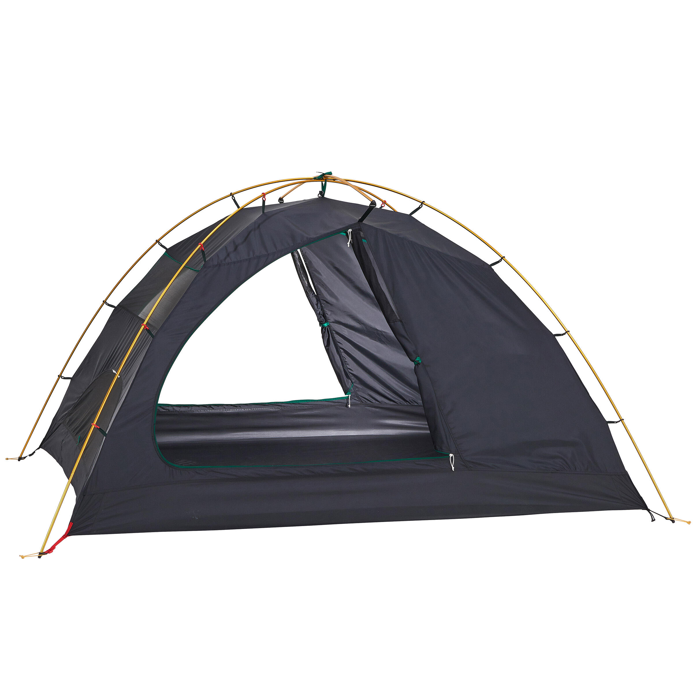 Tente de randonnée QuickHiker 3 personnes Fresh & Black - FORCLAZ