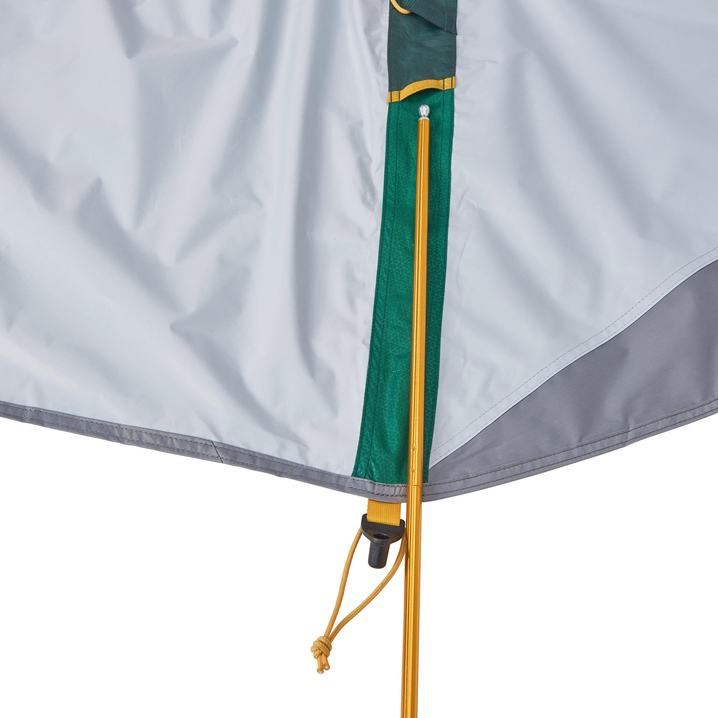 3-Person Trekking Tent, QuickHiker Fresh & Black - FORCLAZ