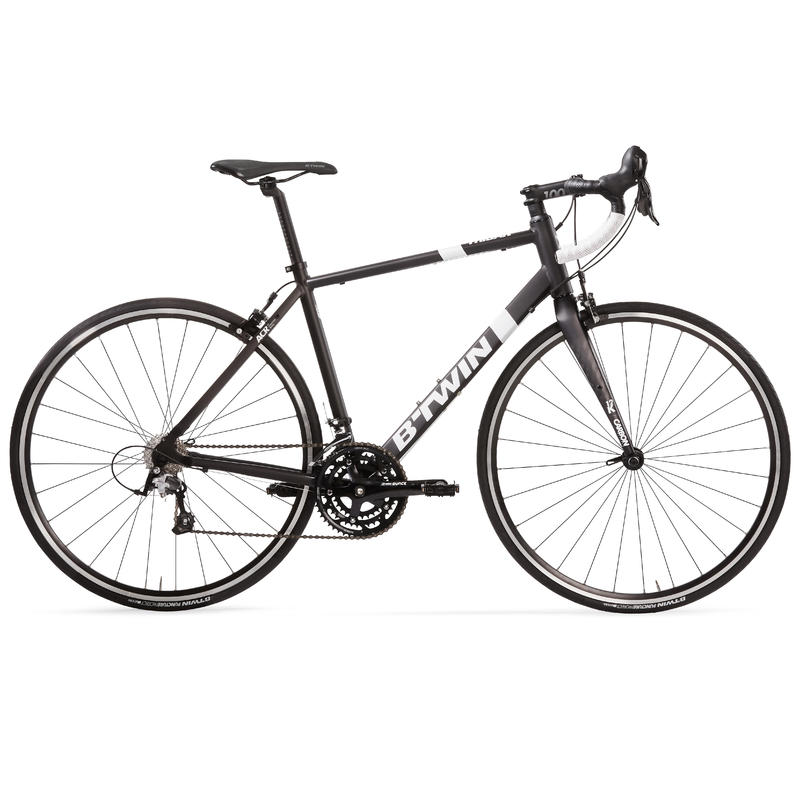 VÉLO DE ROUTE CYCLOTOURISTE TRIBAN 500 NOIR/BLANC VÉLO DE ROUTE CYCLOTOURISTE TRIBAN 500 NOIR/BLANC