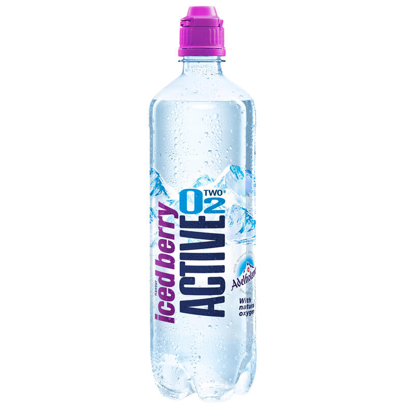 ACTIVEO2 ICED BERRY 0,75L, áfonya ízű, szénsavmentes üditőital
