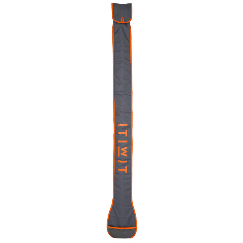 HOUSSE PAGAIE STAND UP PADDLE REGLABLE GRISE ORANGE