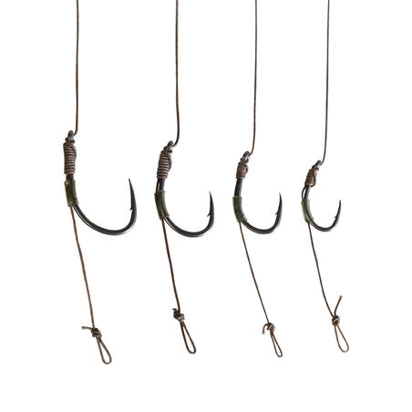 НАБОР КРЮЧКОВ С ПОВОДКОМ ДЛЯ ЛОВЛИ КАРПА SN HOOK CARP