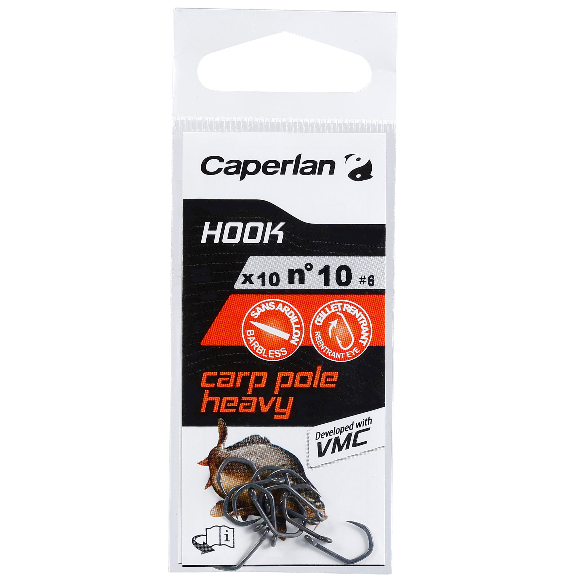 CARP POLE HEAVY HOOK carp still fishing hook 6/6