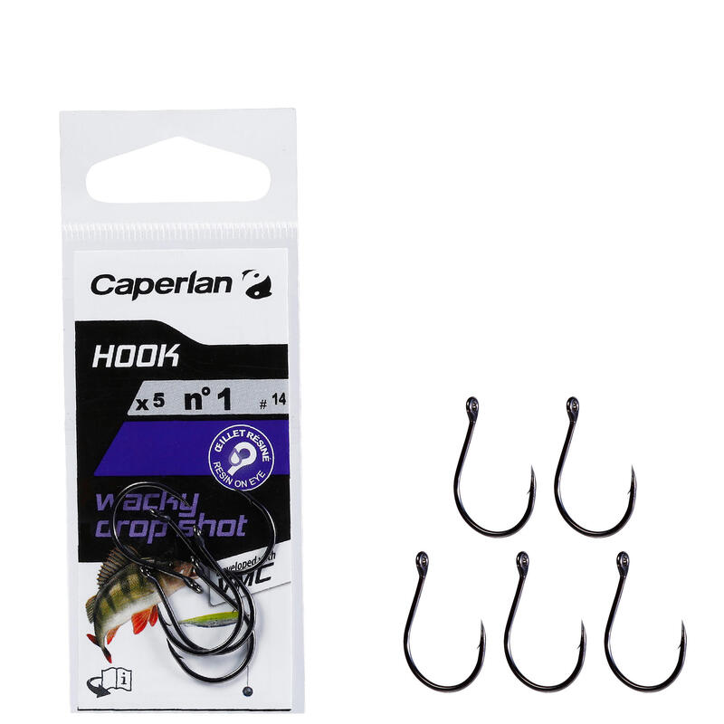 ANZUELO SIMPLE PESCA HOOK WACKY DROPSHOT 1
