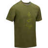 Men's short sleeved lowland hiking t-shirt Tech TIL 100 mottled khaki