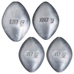 Olive lead-free sinker kit 80-120g fishing weights