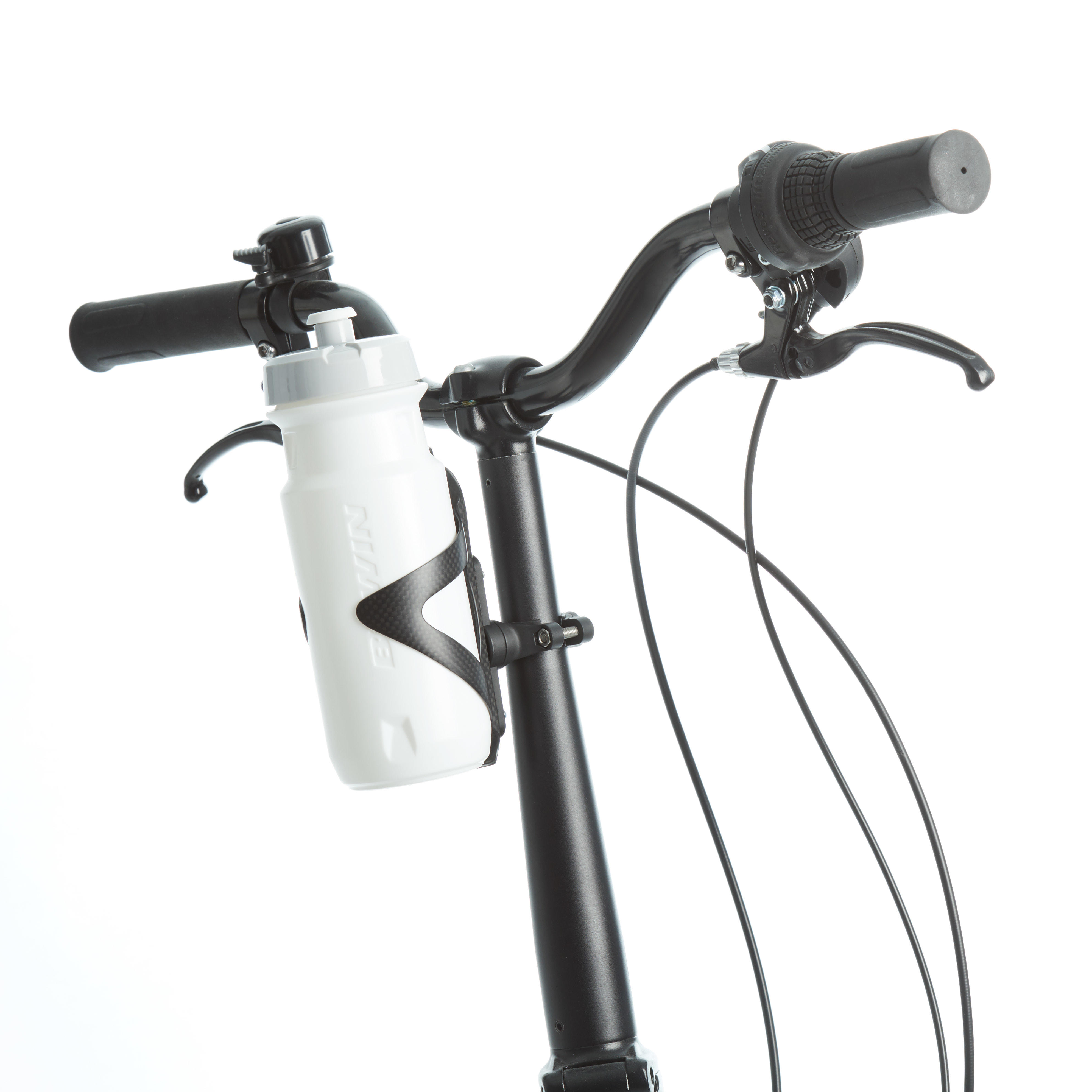 Adaptateur pour porte-bouteille guidon, potence ou tige de selle vélo - BTWIN