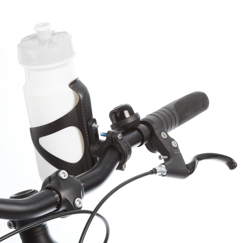 Soporte para portabidones de tija de sillín de bicicleta plegable