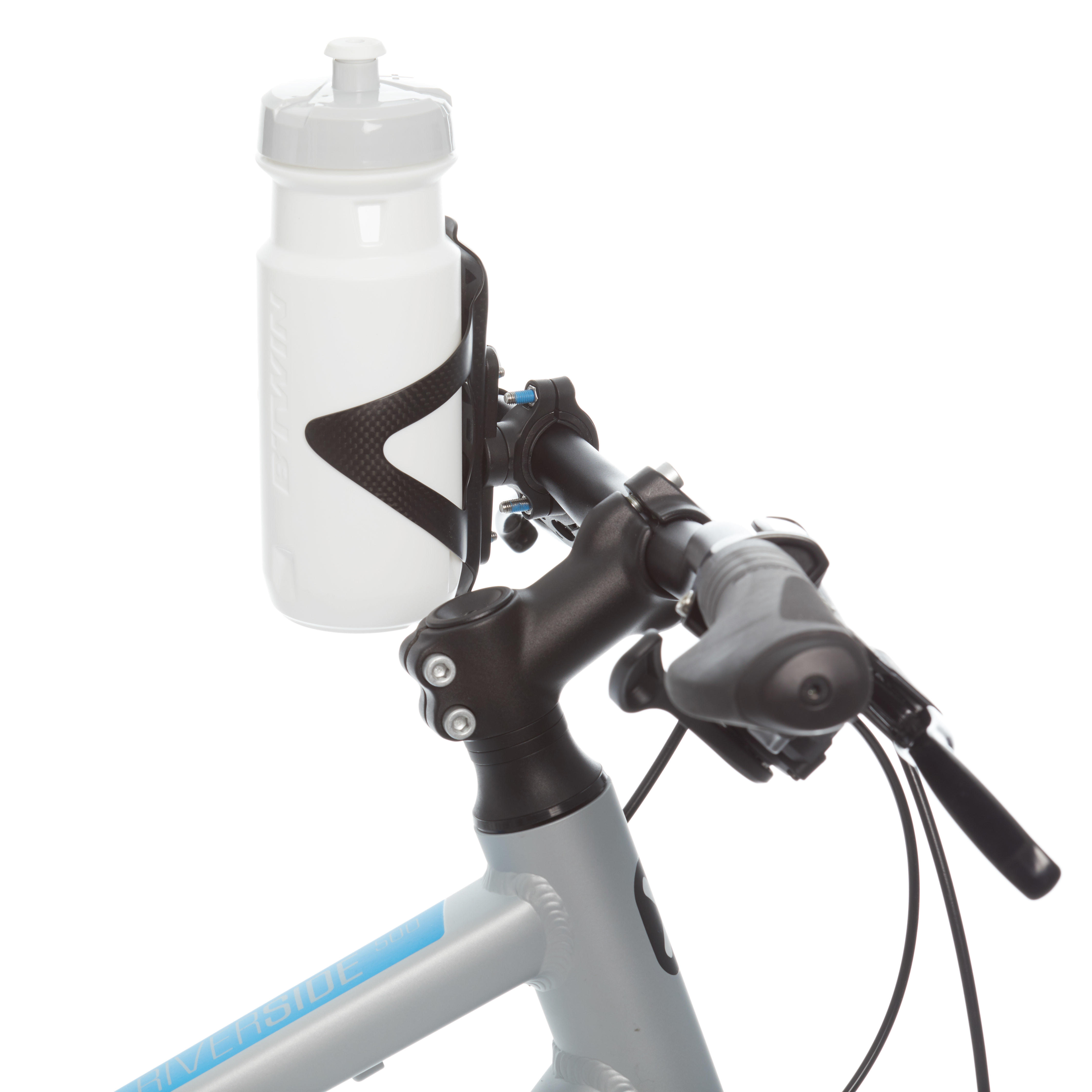 Adaptateur pour porte-bouteille guidon, potence ou tige de selle vélo - BTWIN