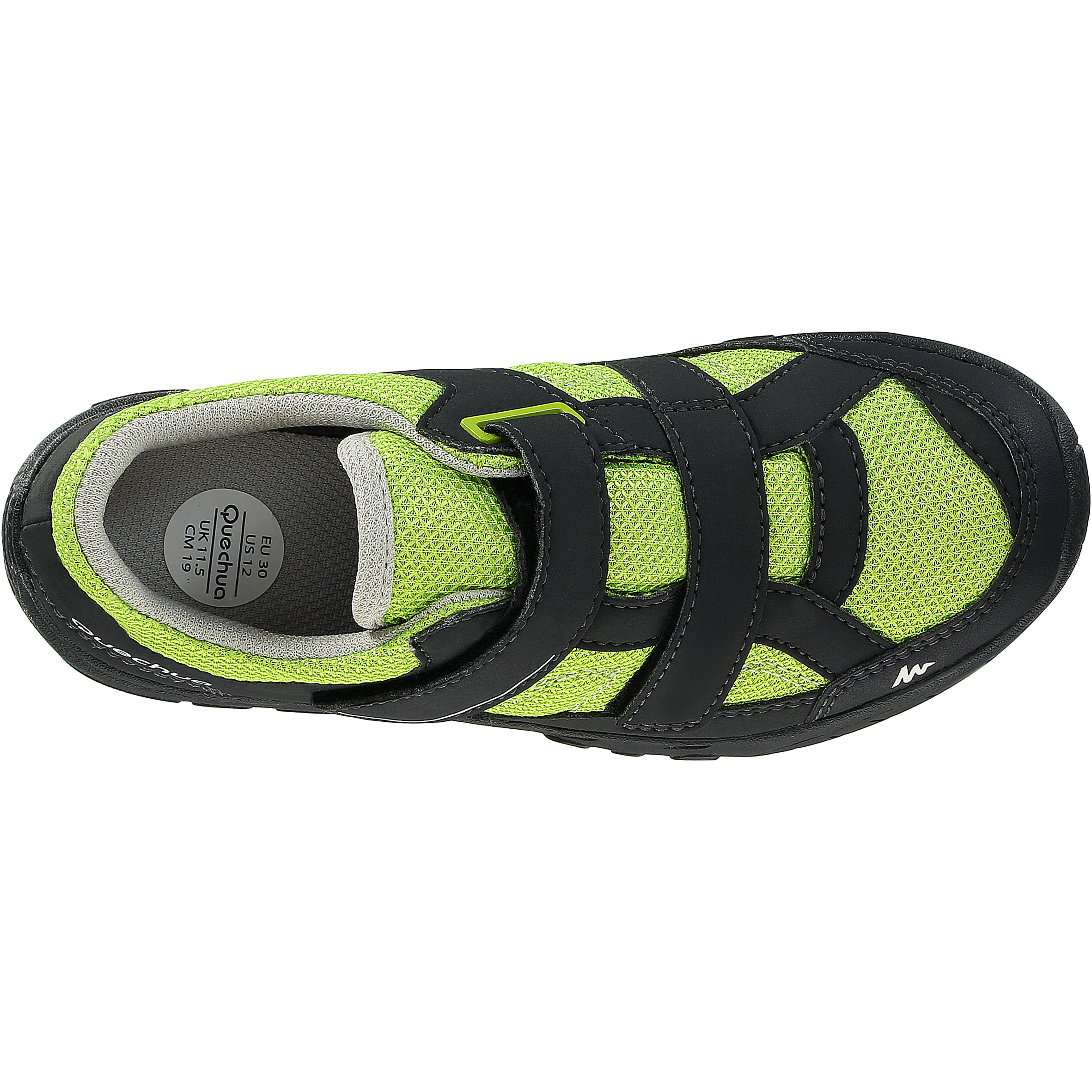 Arpenaz 50 Children's Hiking Rip-Tab Shoes green 7/17