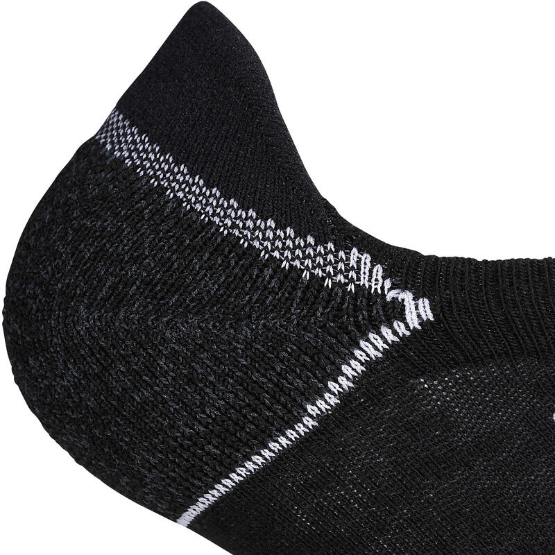 Chaussettes marche sportive Invisible 900 noir