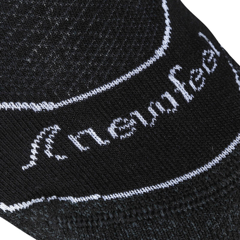 Chaussettes marche sportive Invisible 900 noir