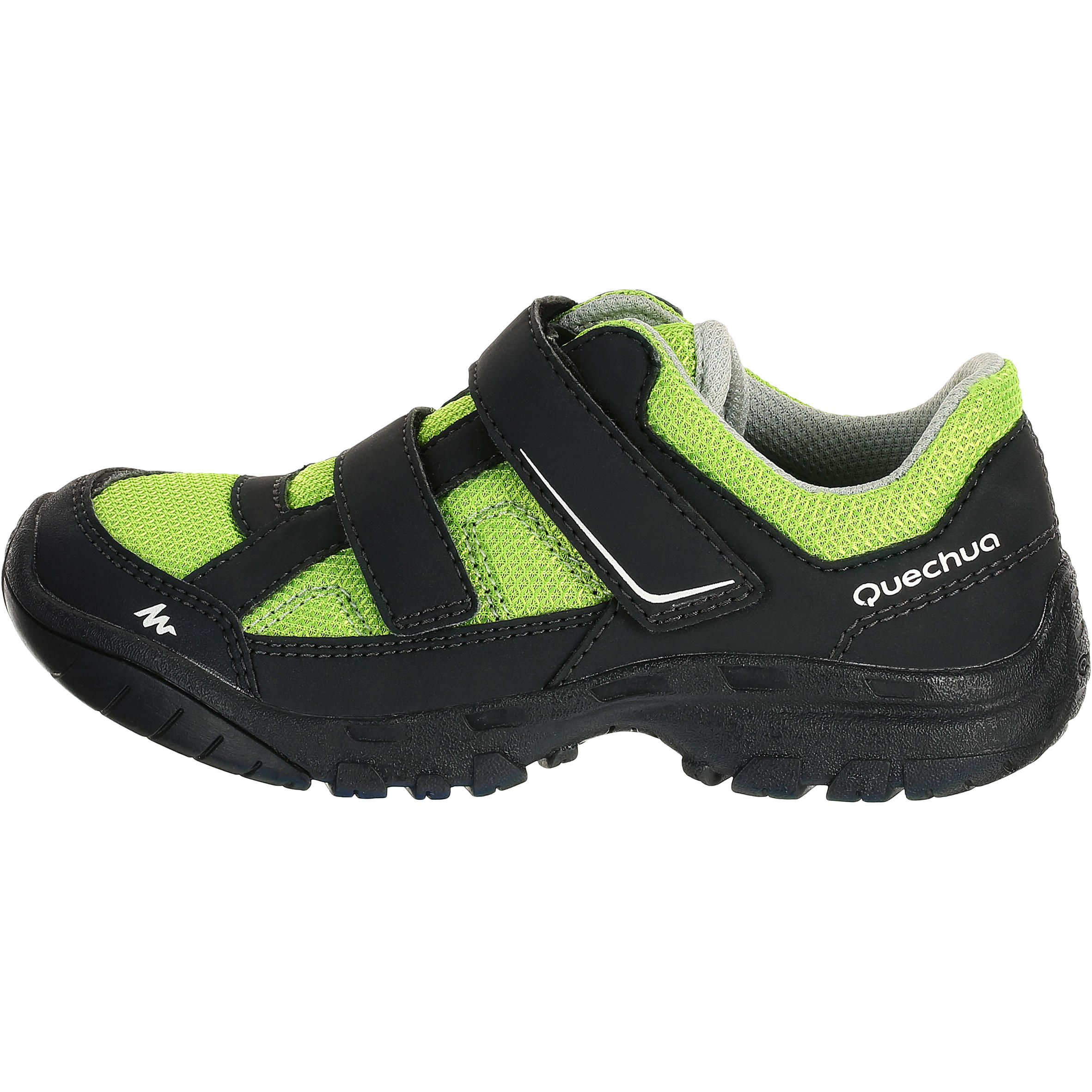 Arpenaz 50 Children's Hiking Rip-Tab Shoes green 3/17