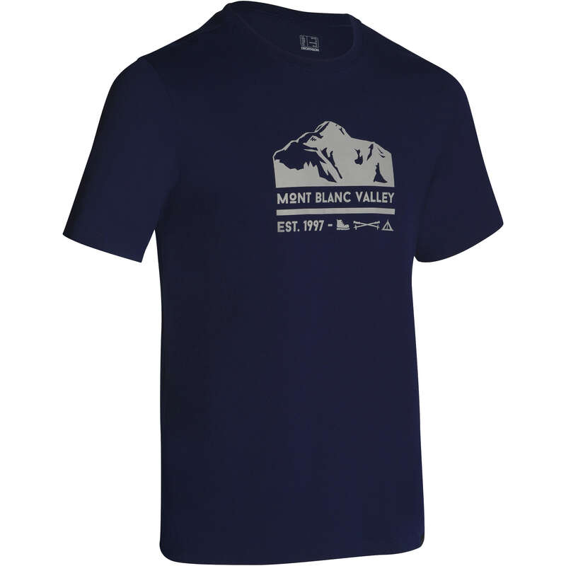 MEN NATURE HIKING SHORTS/T-SHIRTS Hiking - NH500 Men's Pullover - Navy QUECHUA - Hiking Clothes