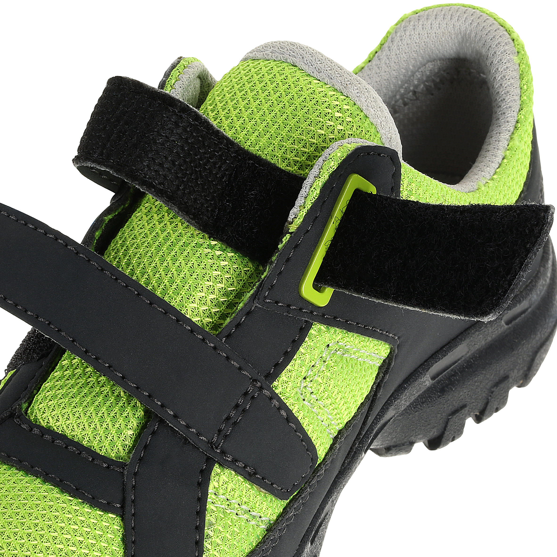 Arpenaz 50 Children's Hiking Rip-Tab Shoes green 8/17