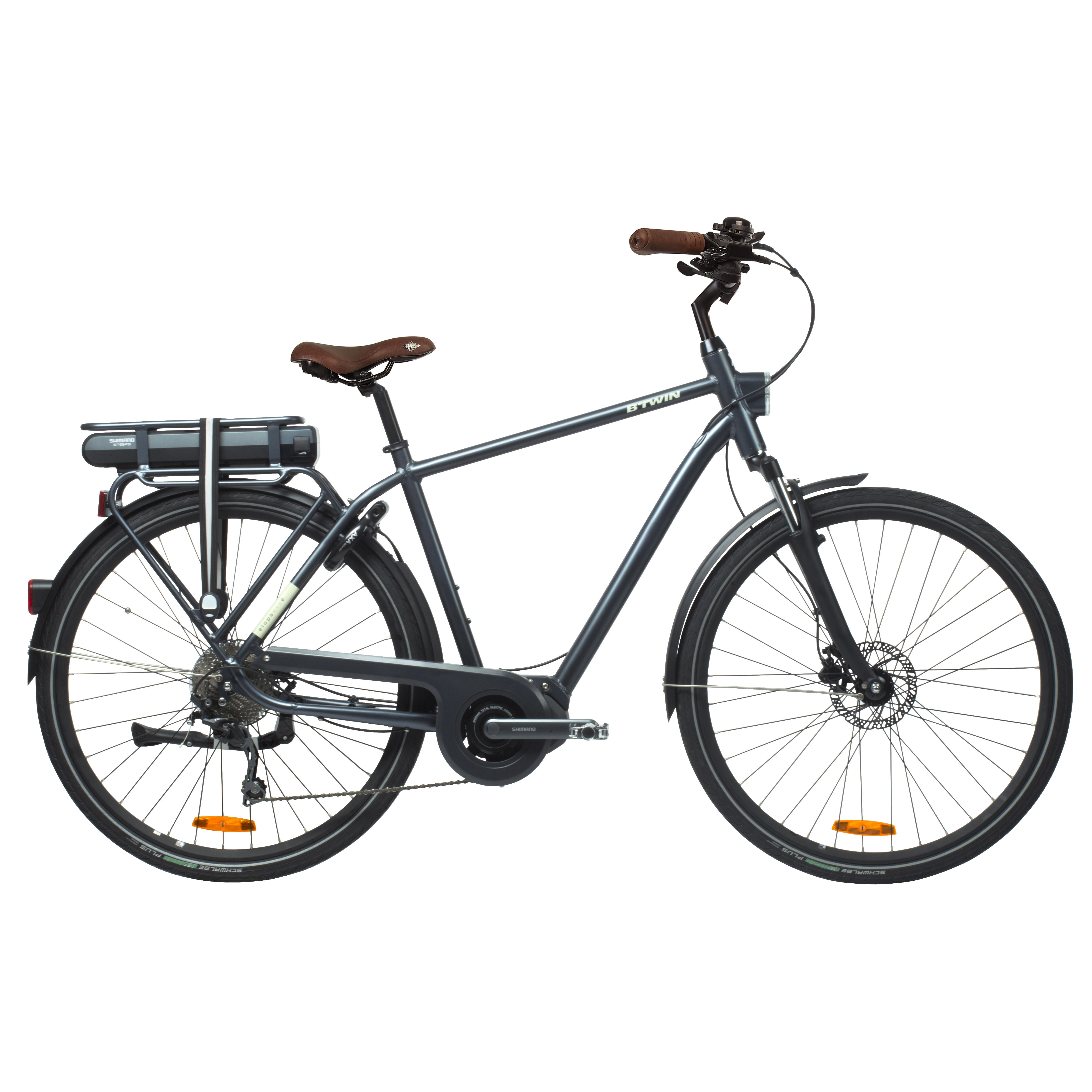 Elops 940 E High Frame Electric City Bike - Decathlon