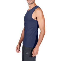 Débardeur Gym & Pilates homme bleu marine