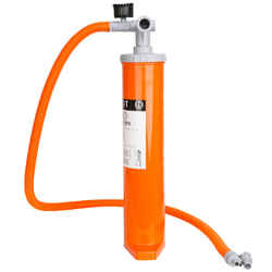 Dual-action low-pressure hand pump for canoes and kayaks 2x2.6L 1-8 PSI