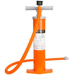 Dual-action low-pressure hand pump for canoes and kayaks 2x2.6L 1-8 PSI