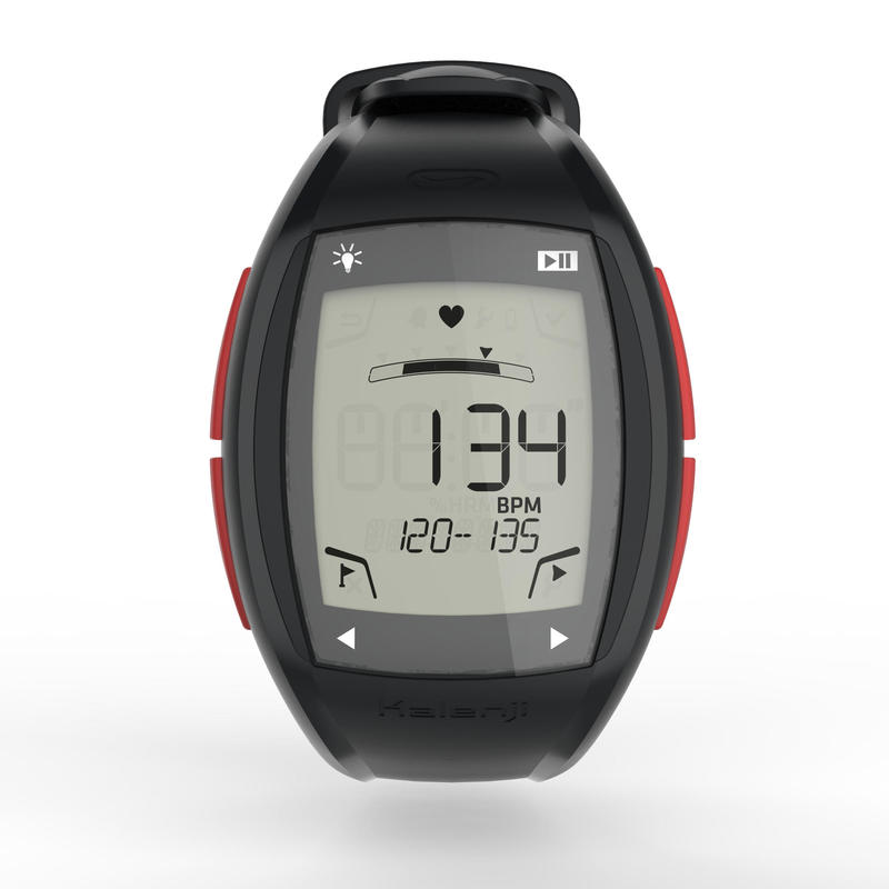 ONRHYTHM 500 runner's heart rate monitor watch RED Decathlon