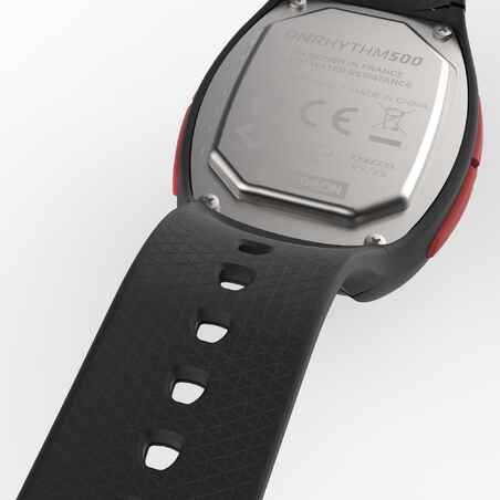 ONRHYTHM 500 runner's heart rate monitor watch RED