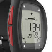ساعة يد بها جهاز رصد عدد دقات القلب لمحبي رياضة الجري  ONRHYTHM 500 HRM