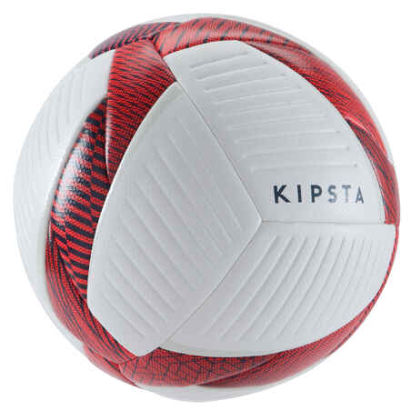 500 Hybrid 63 cm Futsal Ball - White/Red