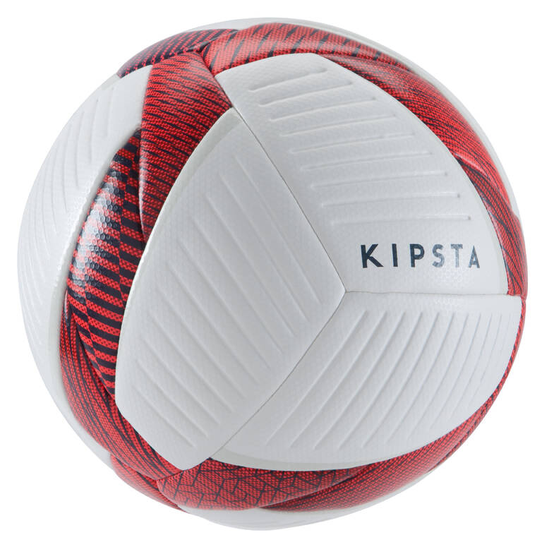 500 Hybrid 63 cm Futsal Ball - White/Red