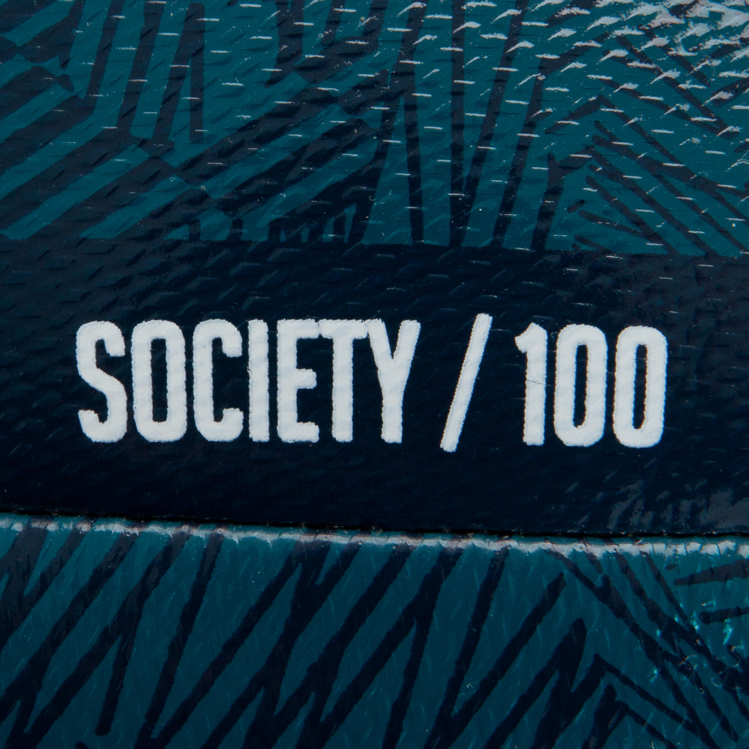 Society 100 Hybrid 5-a-Side Size 4 Football - Khaki 6/9
