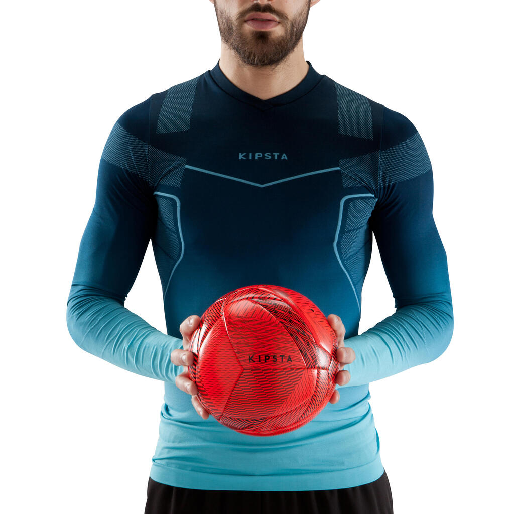 Futsalová lopta 100 Hybride veľkosť 63 cm oranžová
