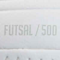 500 Hybrid 63 cm Futsal Ball - White/Red