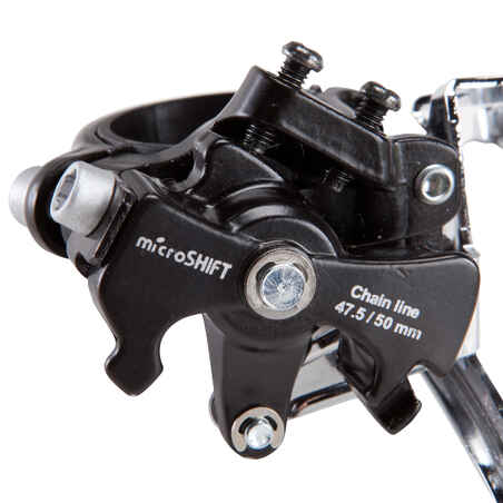 Triple Front Derailleur For Hybrid And Mountain Bikes