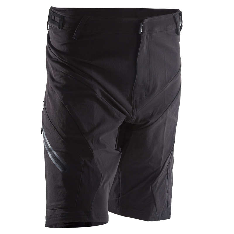 ROCKRIDER ST 900 Mountain Bike Shorts - Black | Decathlon