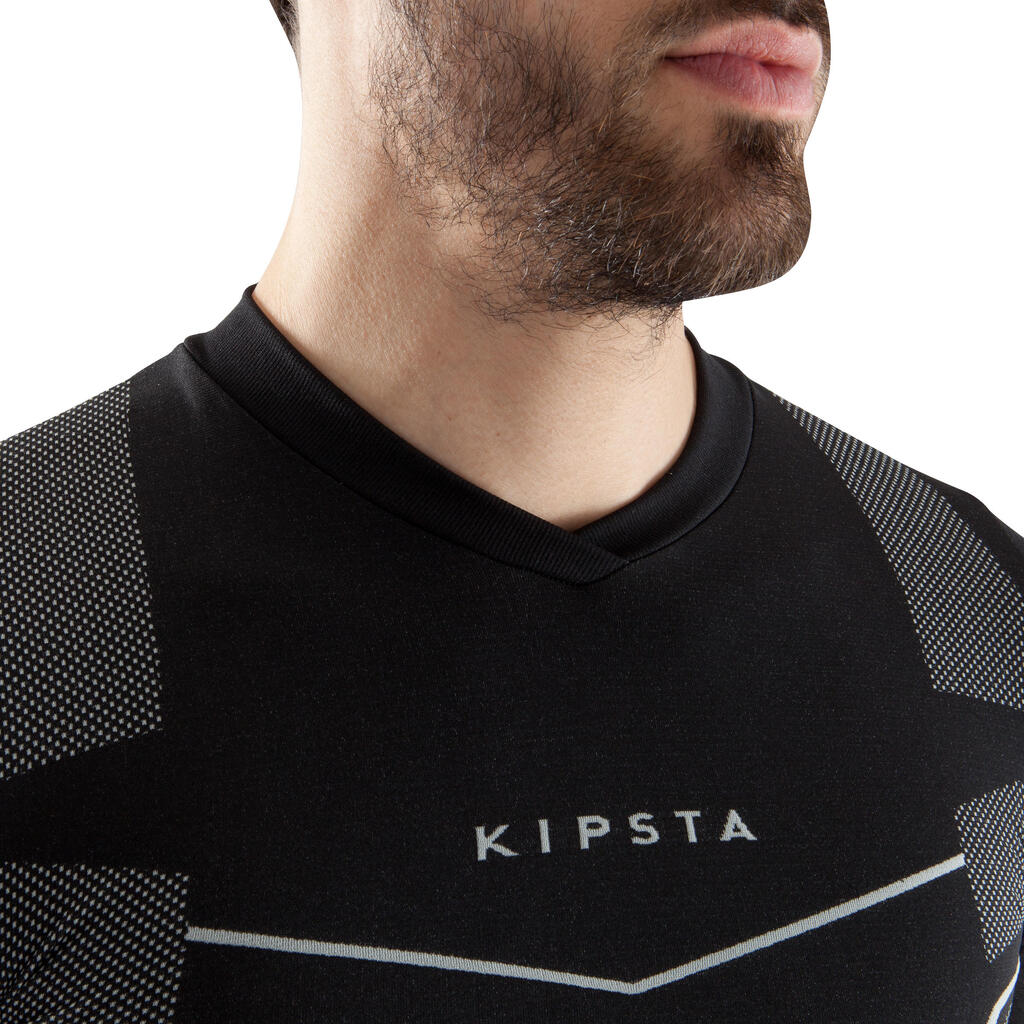 Funktionsshirt kurzarm Keepdry 500 atmungsaktiv Erwachsene violett/orange